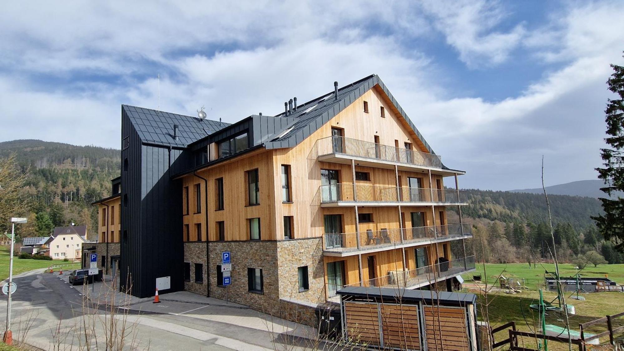 Ski&Bike Apartment Janske Lazne + Parking Dış mekan fotoğraf